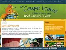 Tablet Screenshot of coupe-icare.org